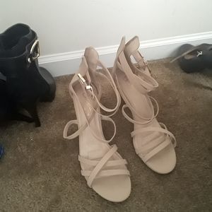 Soft Pink Strappy Sandals